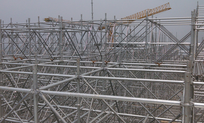 盤扣腳手架進步技術：